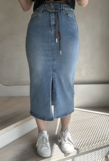 Maxi τζιν φούστα 